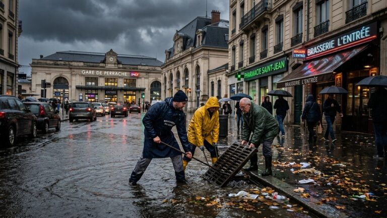 Inondations à Caen : Le Quartier de la Gare Sous l&rsquo;Eau Malgré 15 Millions d&rsquo;Euros de Travaux