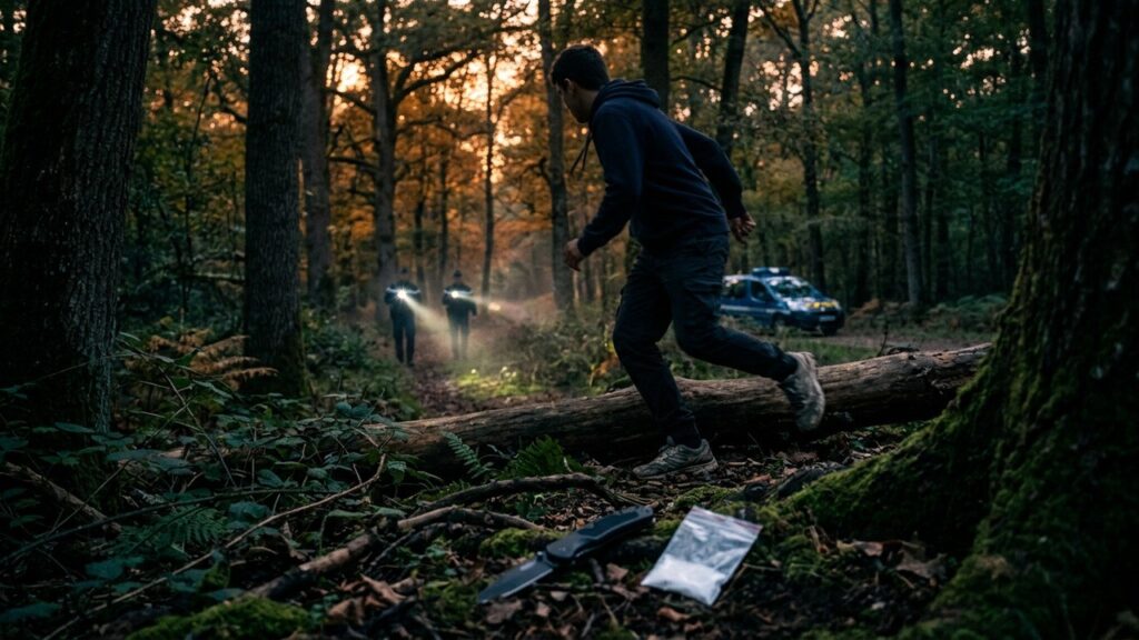 Interdit de Séjour à Senlis : Fuite en Forêt et Arrestation Rapide