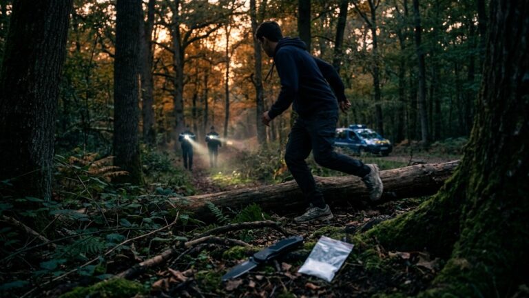 Interdit de Séjour à Senlis : Fuite en Forêt et Arrestation Rapide