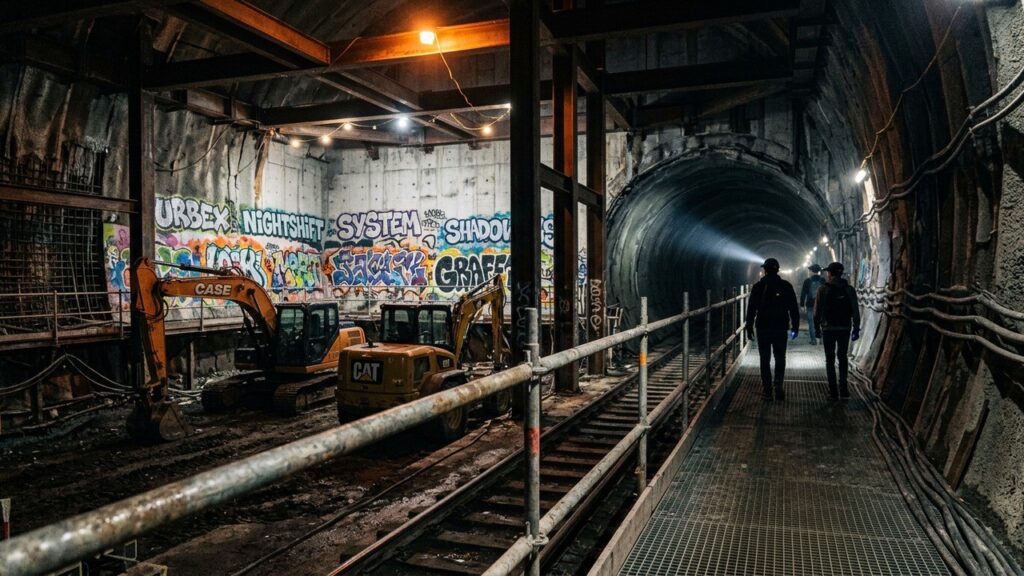 Intrusion de Graffeurs sur le Chantier du Métro de Toulouse