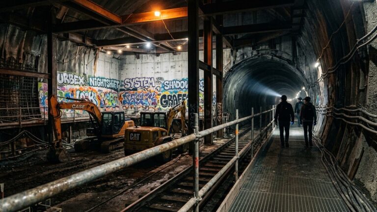 Intrusion de Graffeurs sur le Chantier du Métro de Toulouse