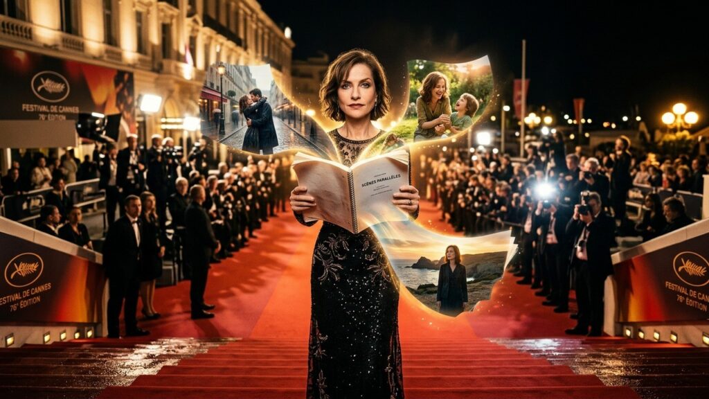 Isabelle Huppert : 30e Festival de Cannes et le mystère de Histoires Parallèles