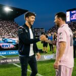 Isack Hadjar Rencontre Lionel Messi Avant Match MLS