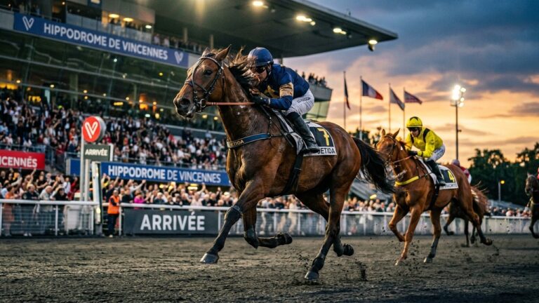 Jetida Surprend et Remporte le Quinté à Vincennes