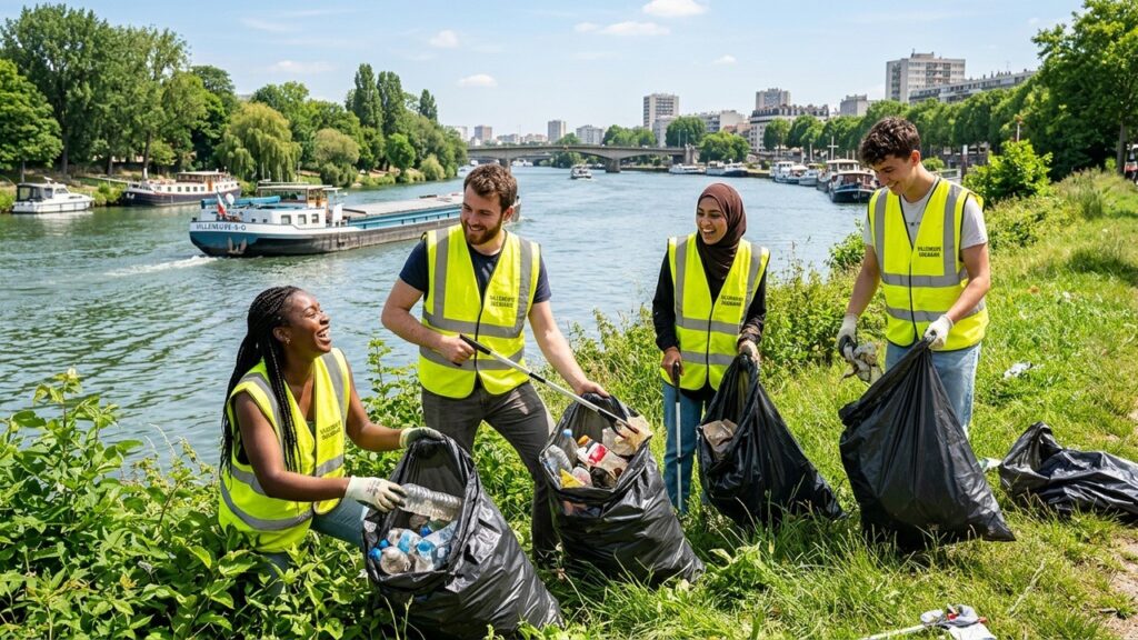 Jeunes Engagés : Nettoyer la Seine pour Financer son Permis
