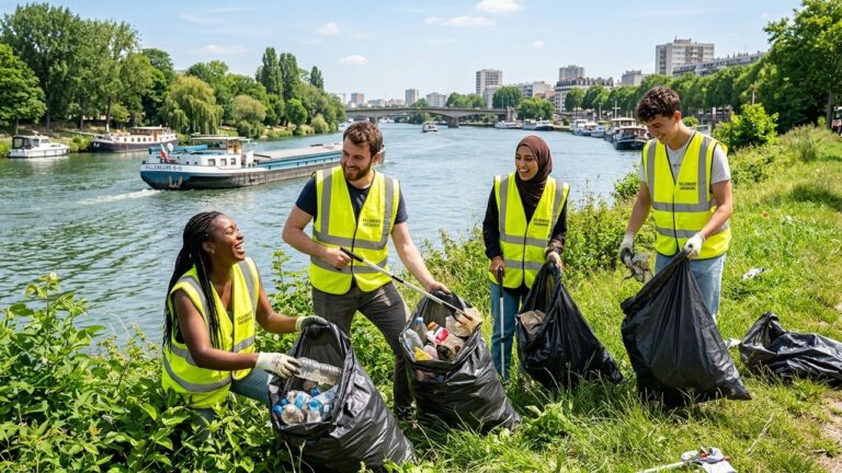 Jeunes Engagés : Nettoyer la Seine pour Financer son Permis