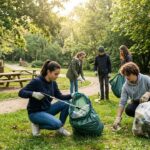 Jeunes Obligés de Nettoyer Leur Ville Après Avoir Dégradé un Parc : Le Bon Sens à l&rsquo;Oeuvre