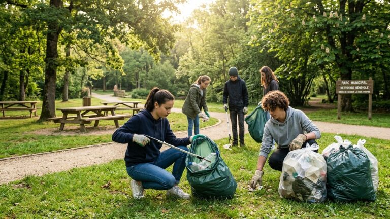 Jeunes Obligés de Nettoyer Leur Ville Après Avoir Dégradé un Parc : Le Bon Sens à l&rsquo;Oeuvre