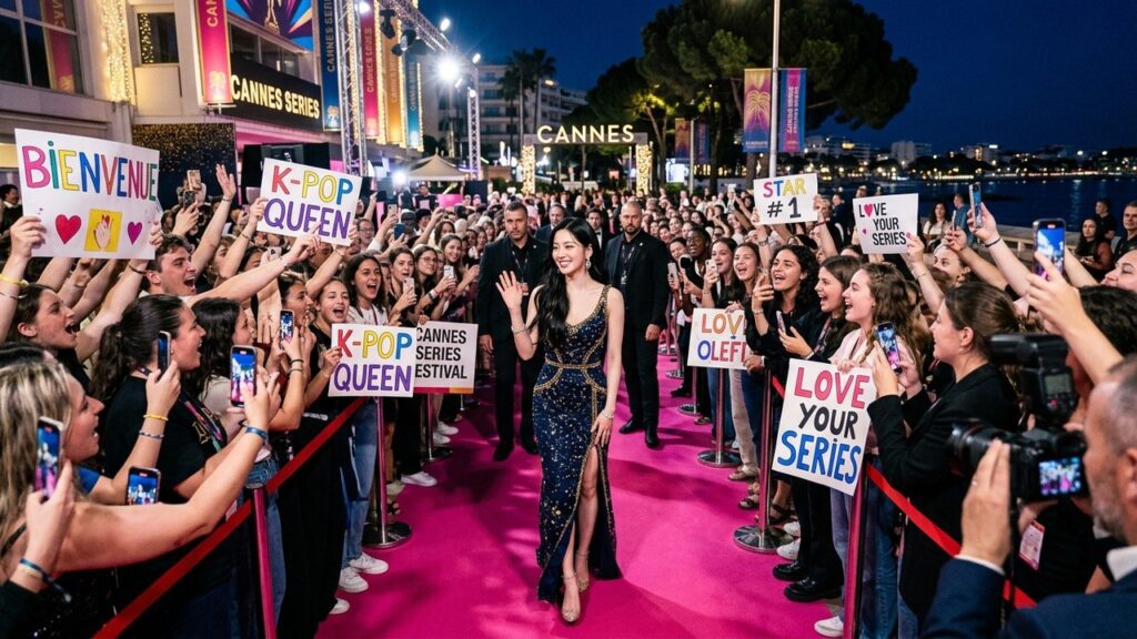 Jisoo Blackpink Éblouit Canneséries : Fans Prêts à Tout