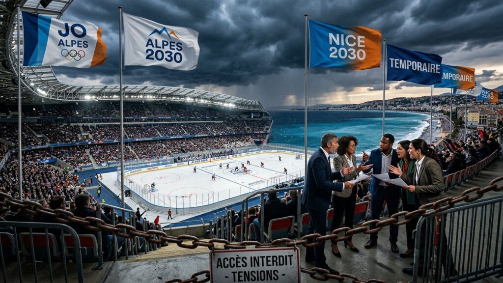 JO Alpes 2030 : Nice en Plein Blocage pour les Épreuves de Glace