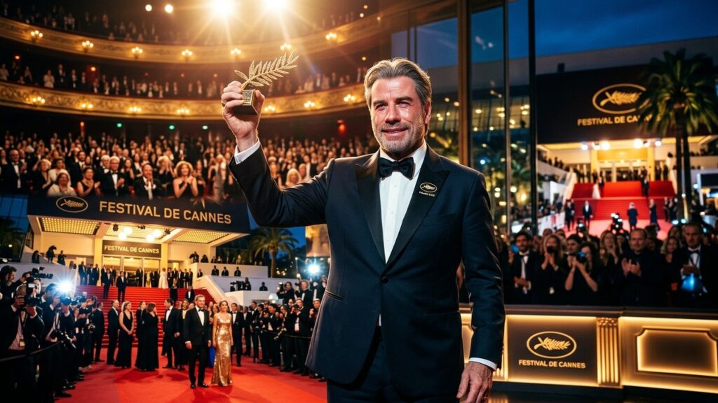 John Travolta Triomphe Au Festival De Cannes 2026