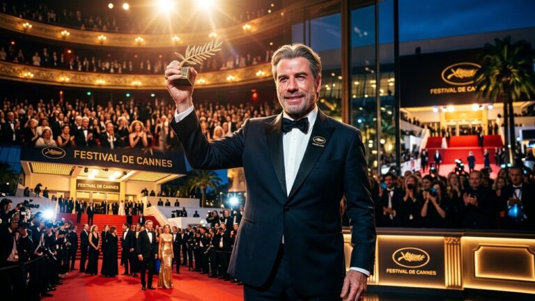 John Travolta Triomphe Au Festival De Cannes 2026