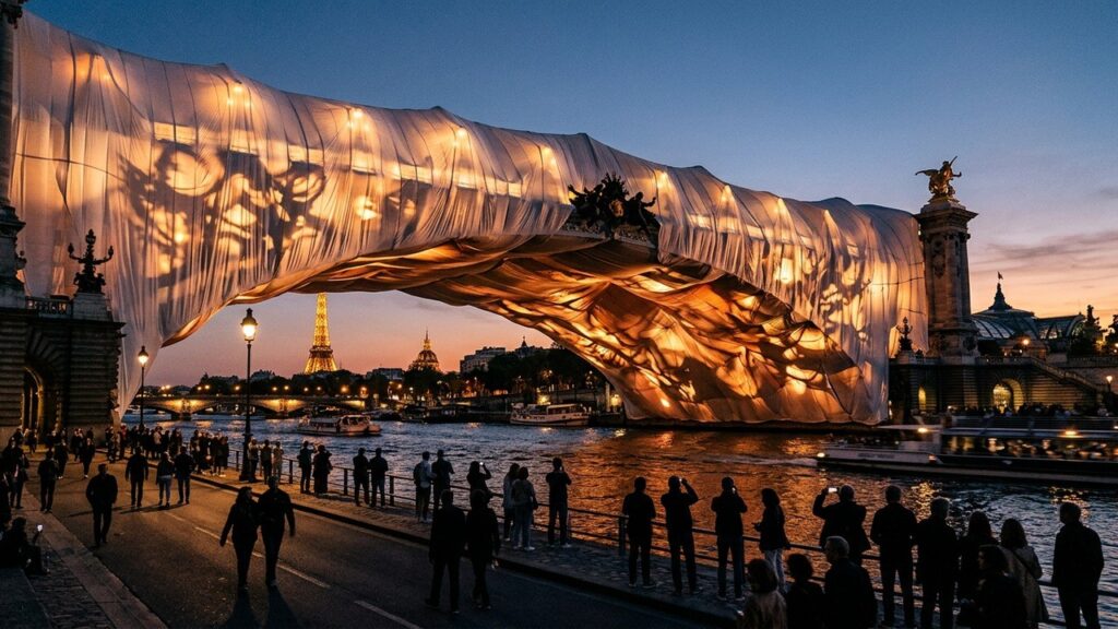 JR Transforme Le Pont Neuf En Caverne Géante À Paris
