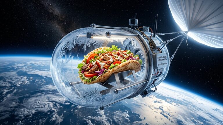 Kebab Dans L&rsquo;Espace : L&rsquo;Expérience Folle Des Étudiants Strasbourgeois