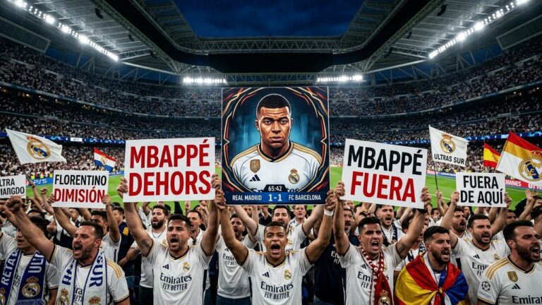 Kylian Mbappé Contesté au Real Madrid : Les Supporters Exigent Son Départ