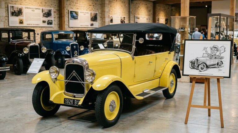 La Citroën B12 Torpédo De Cabu Entre Au Musée Automobile De Reims