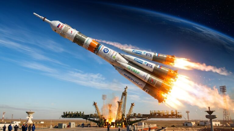 La Russie Autorise la Publicité sur ses Fusées Spatiales
