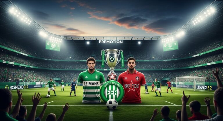 Le Mans, Saint-Étienne et Red Star : La Bataille Finale pour la Ligue 1