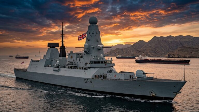 Le Royaume-Uni Déploie un Destroyer pour Sécuriser le Détroit d&rsquo;Ormuz