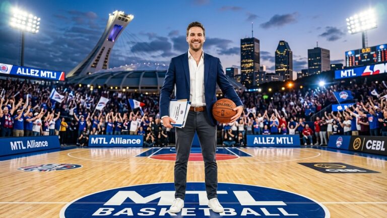 Léo Bouisson : Le Français de 33 Ans Propriétaire d&rsquo;une Franchise de Basket Canadienne