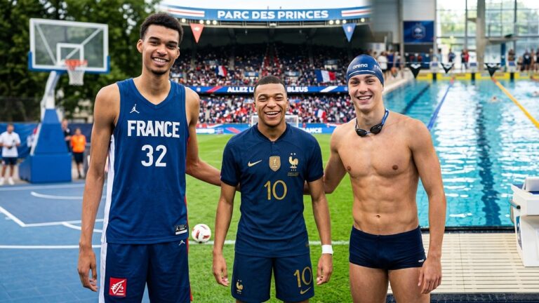Léon Marchand : Échanges Dingues avec Mbappé et Wembanyama