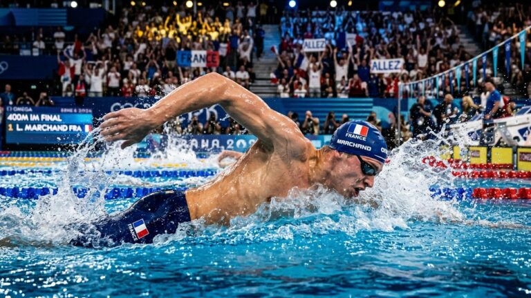 Léon Marchand Triomphe sur 400m 4 Nages en Floride