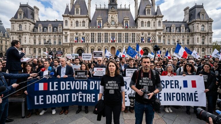 Liberté de la Presse en Danger : Manifestation à Paris pour Alerter le Monde