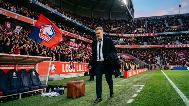 Ligue 1 : Lille Officialise le Départ de Bruno GénésWriting the football articleio