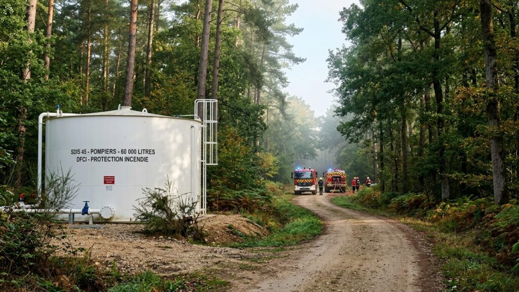 Loiret : 28 Citernes d’Eau pour Combattre les Feux de Forêt