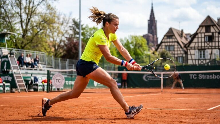 Loïs Boisson Peaufine Son Tennis À Strasbourg Avant Roland-Garros