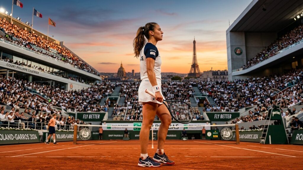 LoïsWriting the tennis article Boisson : Retour Emouvant à Roland-Garros 2026