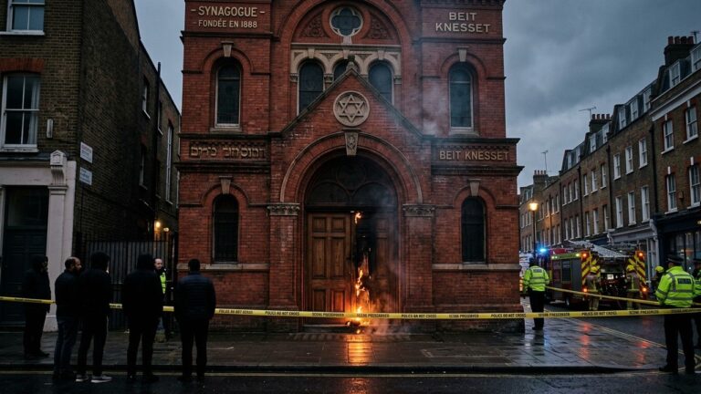 Londres : Incendie dans une Synagogue et Montée de l&rsquo;Antisémitisme
