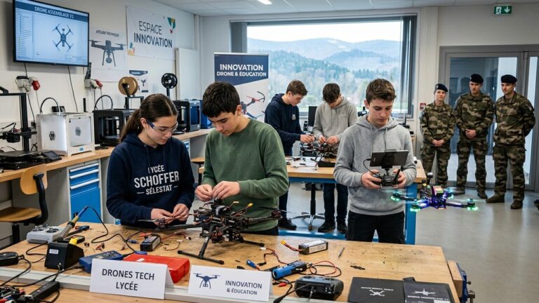 Lycéens Alsaciens et Bac Option Drones : L&rsquo;Armée à l&rsquo;Écoute