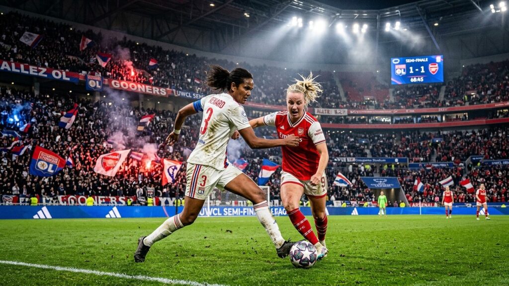 Lyon Arsenal : Heure et Chaîne pour la Demi-Finale Retour
