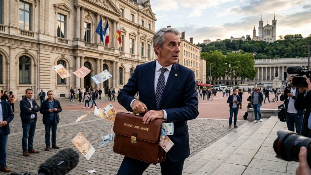 Lyon : Maire Augmente Frais Représentation de 400 %