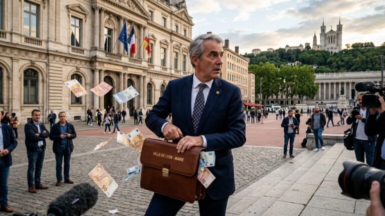 Lyon : Maire Augmente Frais Représentation de 400 %