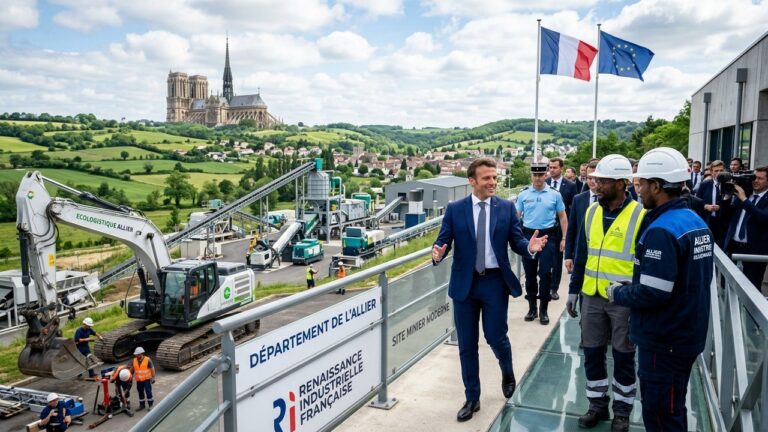 Macron Accélère la Réindustrialisation Française
