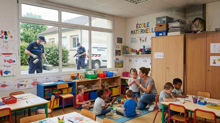 Magnanville : Classe d&rsquo;École Fermée pour Chasse au Rat