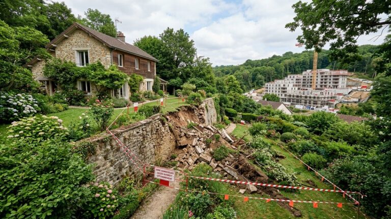 Maison Invendable Après Effondrement de Mur à Ville-d&rsquo;Avray