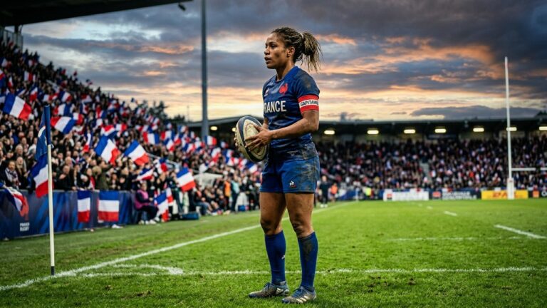Manae Feleu : Capitaine Résiliente des Bleues en Finale du Tournoi des 6 Nations