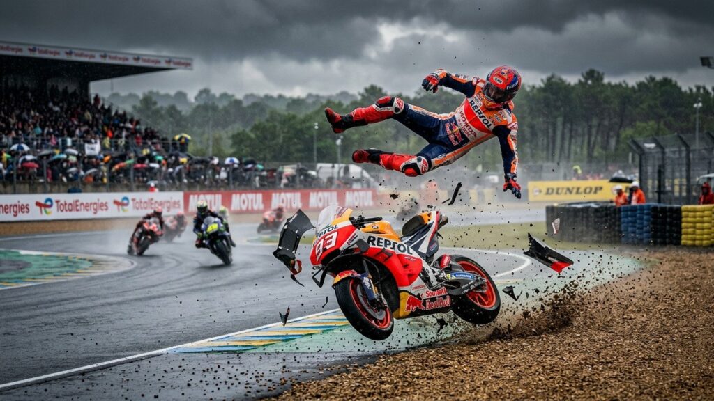 Marc Marquez : Fracture du Pied Droit après Chute Spectaculaire au GP de France