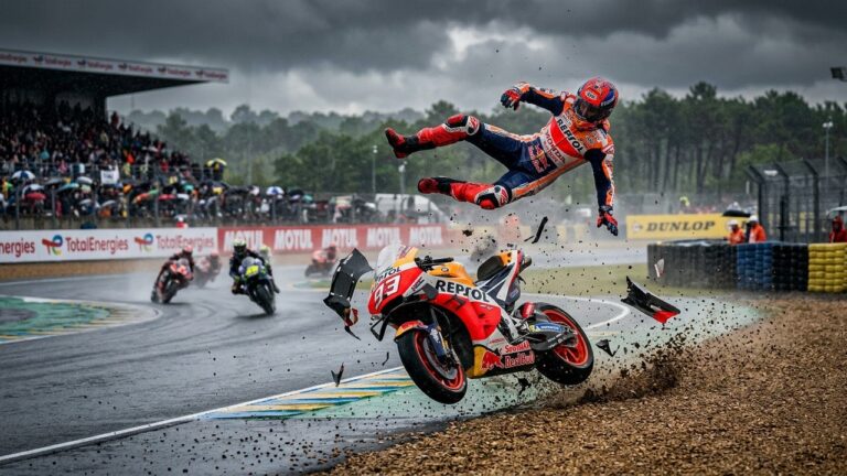Marc Marquez : Fracture du Pied Droit après Chute Spectaculaire au GP de France