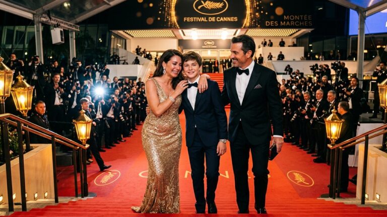 Marcel Rejoint Ses Parents Sur Les Marches De Cannes
