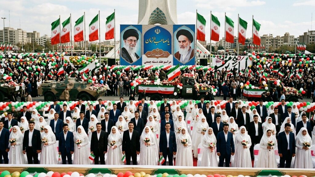 Mariages Collectifs en Iran : Couples Prêts au Sacrifice dans la Guerre