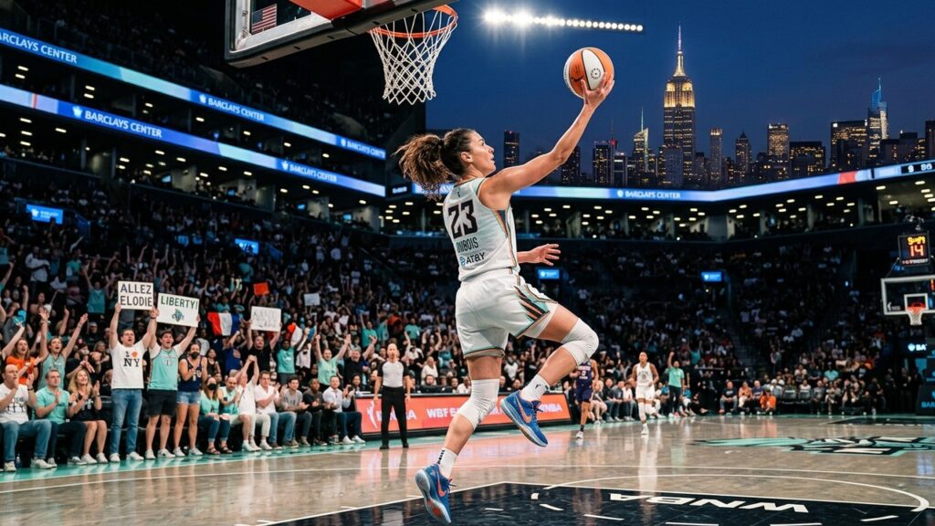 Marine Johannes Prolonge au New York Liberty : Une Française Star de la WNBA