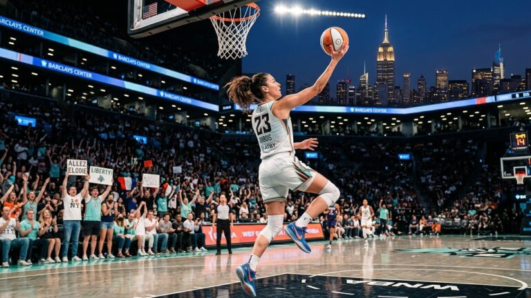 Marine Johannes Prolonge au New York Liberty : Une Française Star de la WNBA