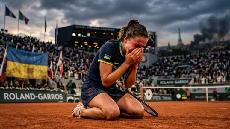 Marta Kostyuk Bouleversée à Roland-Garros Après un Missile
