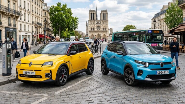 Meilleures Citadines Électriques : R5 Icone Face à ë-C3 Accessible