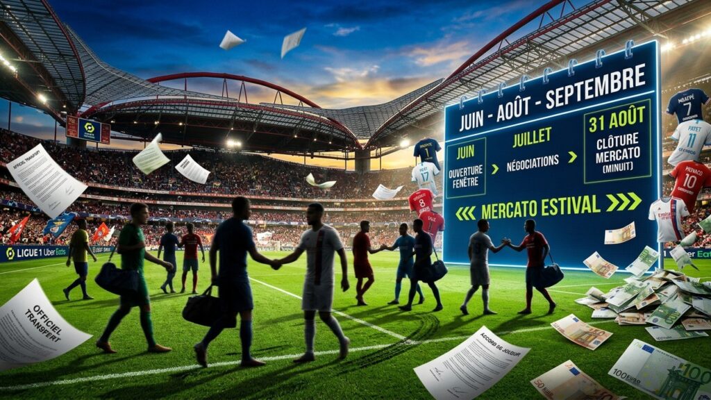 Mercato Été 2026 : Dates Clés des Transferts en Ligue 1 Dévoilées
