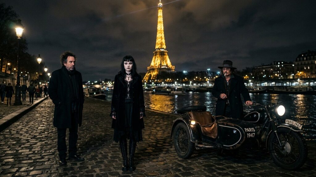 Mercredi Saison 3 : Jenna Ortega et Tim Burton Tournent à Paris